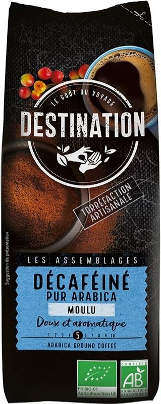 Destination Organic Décaféiné Decaf Ground Filter Coffee 250 g