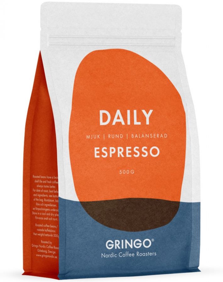 Gringo Nordic Daily Espresso 500 g kahvipavut
