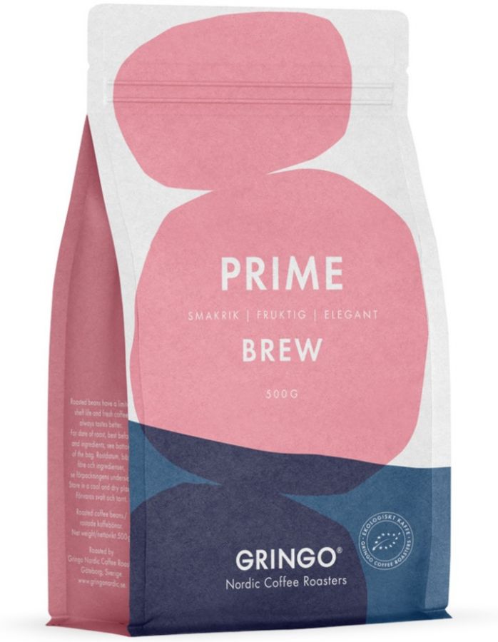 Gringo Nordic Prime Brew EKO 500 g kahvipavut
