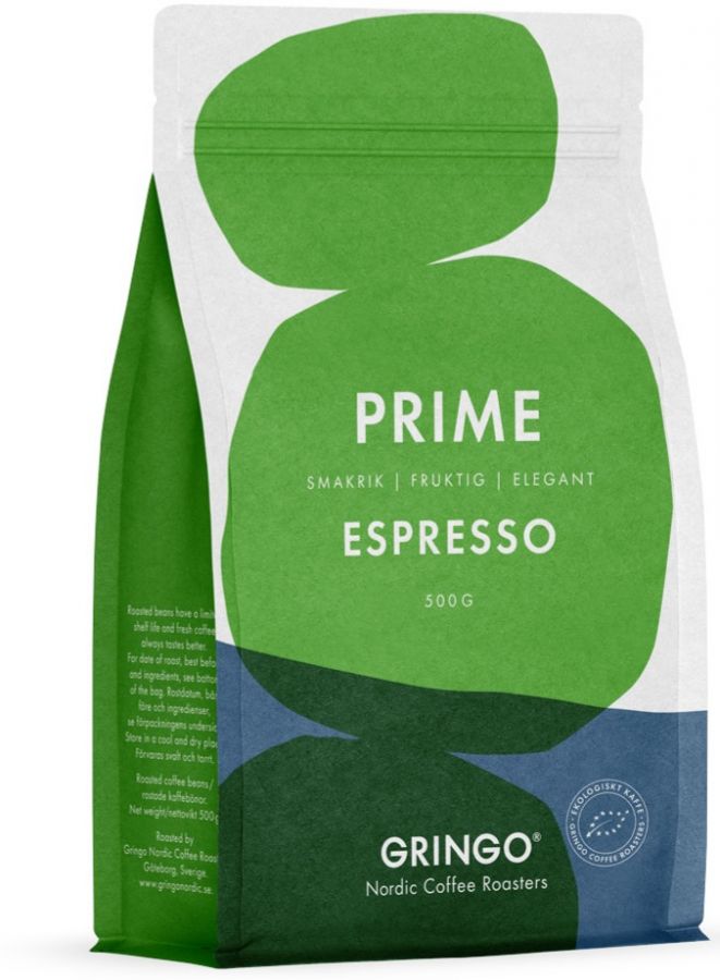 Gringo Nordic Prime Espresso EKO 500 g Coffee Beans