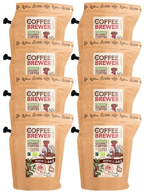 Grower's Cup Colombia FTO Coffeebrewer -utflyktskaffe - 8 påsar
