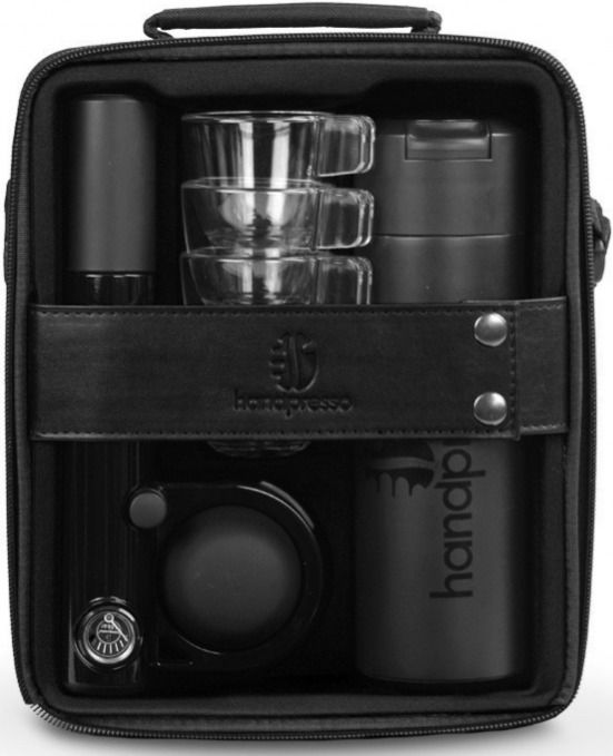 Handpresso Pump Set käsikäyttöinen espressokeitin, musta