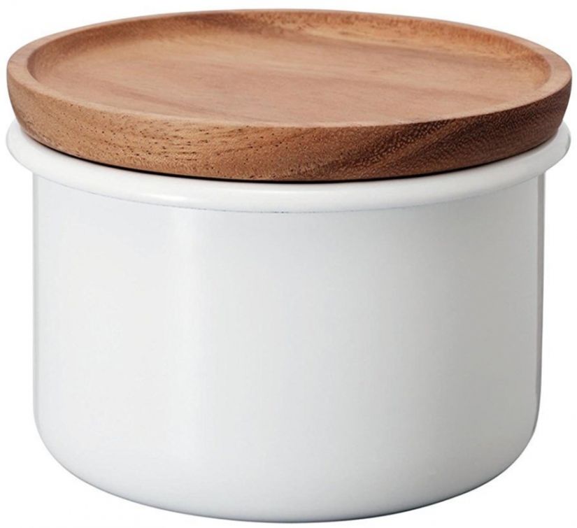 Hario Hario Bona Tea & Coffee Canister emaloitu säilytyspurkki 400 ml
