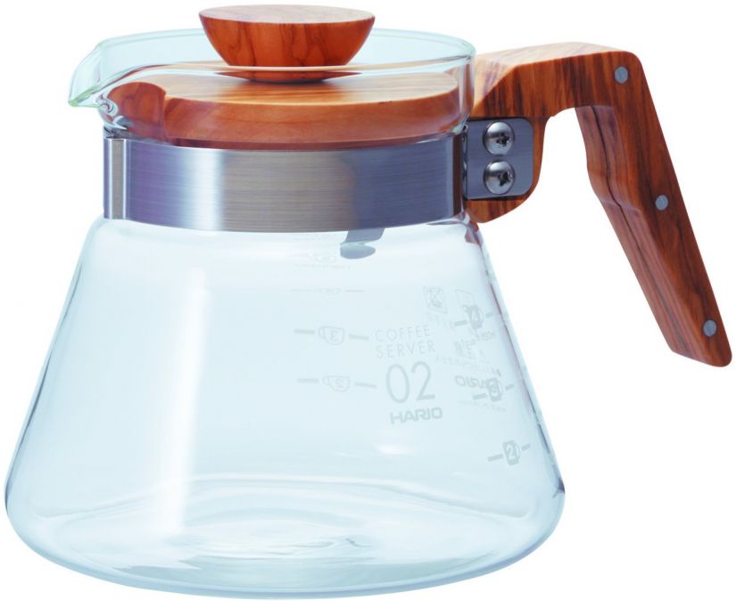 Hario Hario Coffee Server kahvikannu koko 02, 600 ml oliivipuu