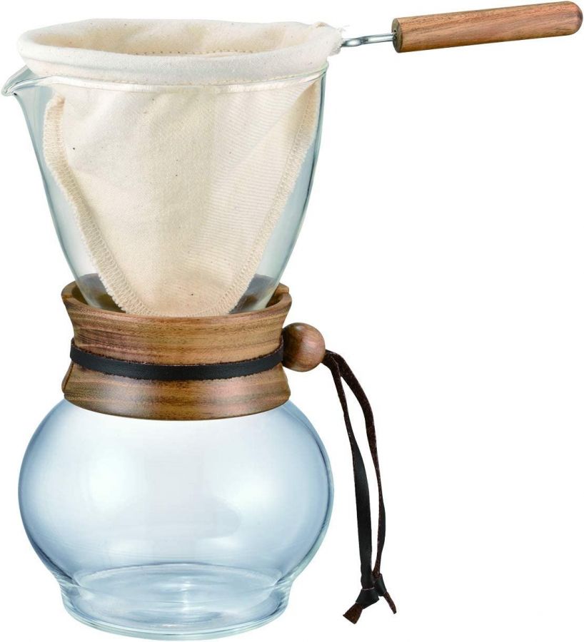 Hario Drip Pot Woodneck kahvisuodatin 480 ml