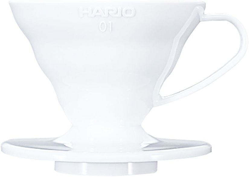Hario V60 Dripper Size 01, White Plastic