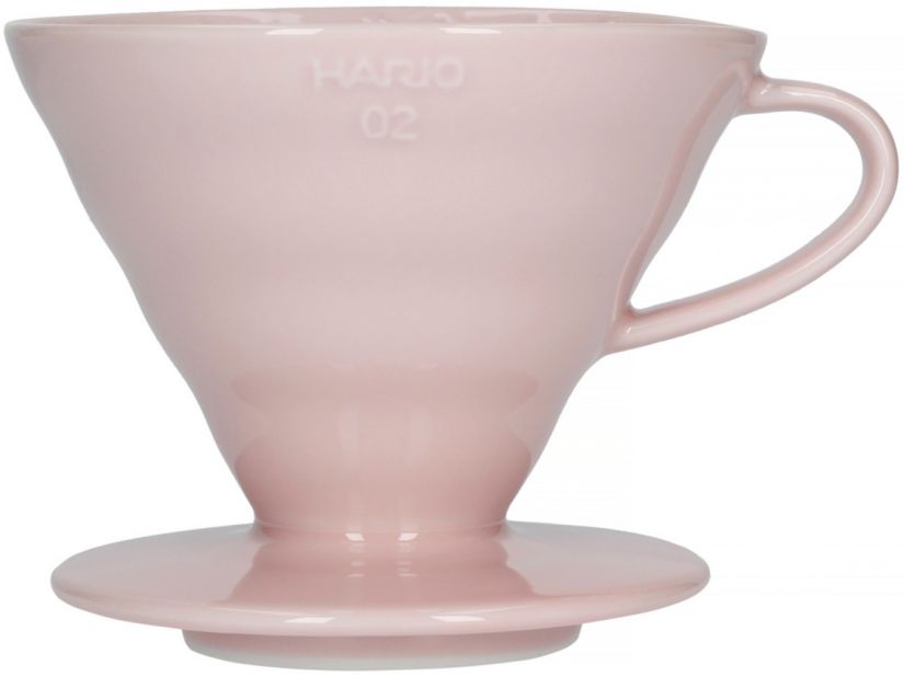 Hario Hario V60 Dripper koko 02 keraaminen suodatinsuppilo, vaaleanpunainen