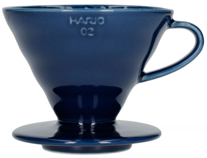 Hario Hario V60 Dripper koko 02 keraaminen suodatinsuppilo, indigonsininen
