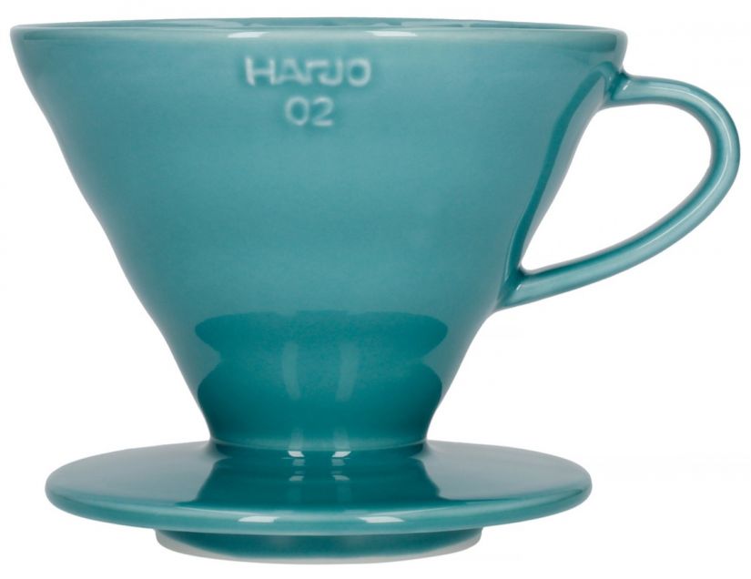 Hario V60 Dripper koko 02 keraaminen suodatinsuppilo, turkoosi