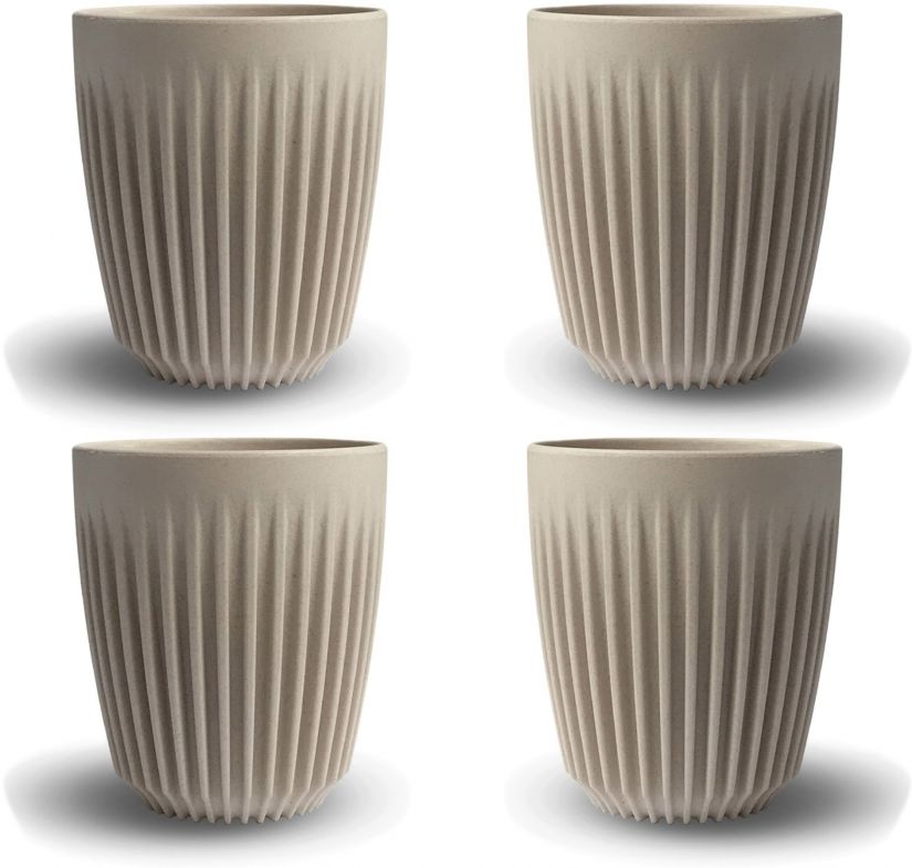 Huskee Huskee Cup 4 pcs, 235 ml Natural