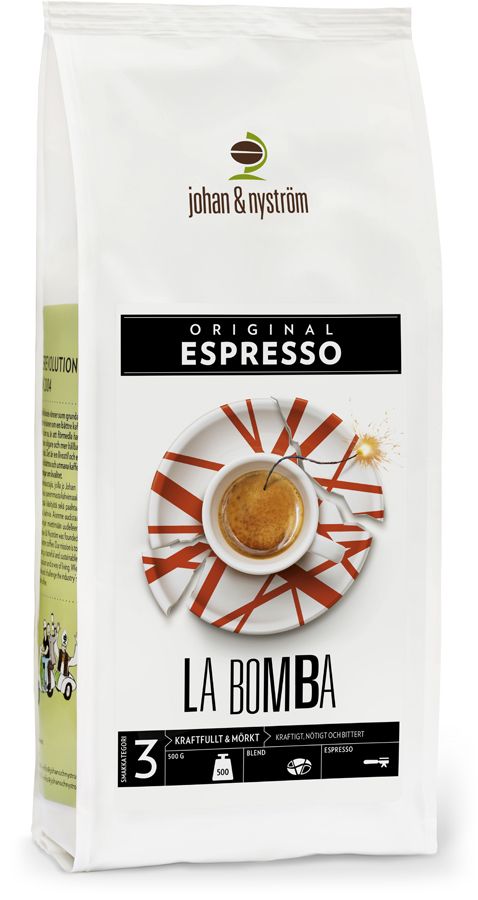 Johan Johan & Nyström Espresso La Bomba 500 g kaffebönor