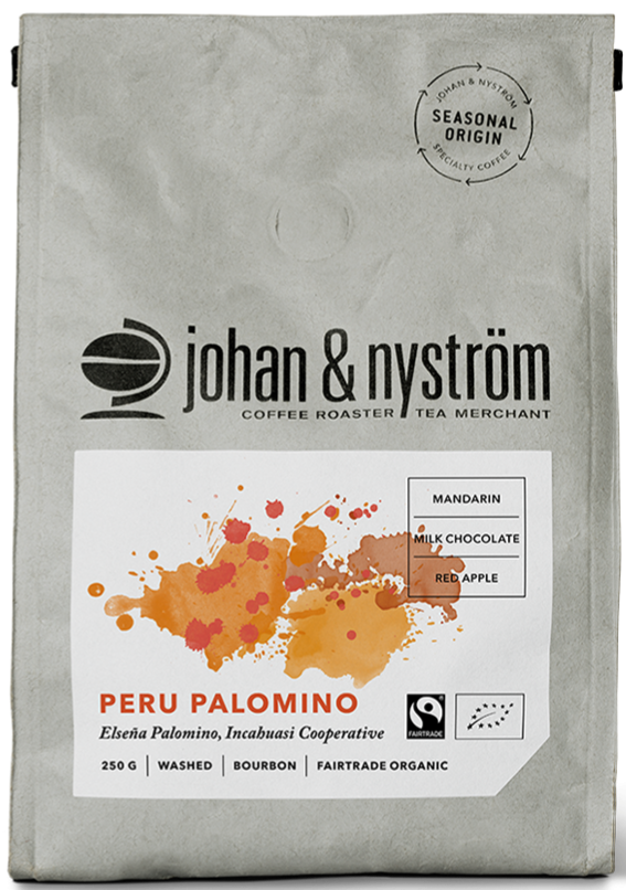 Johan Johan & Nyström Peru Incahuasi Elseña Palomino 250 g kahvipavut
