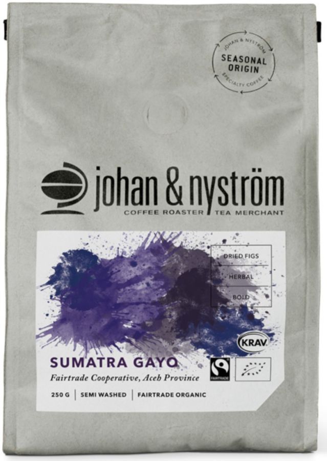 Johan Johan & Nyström Sumatra Gayo 250 g