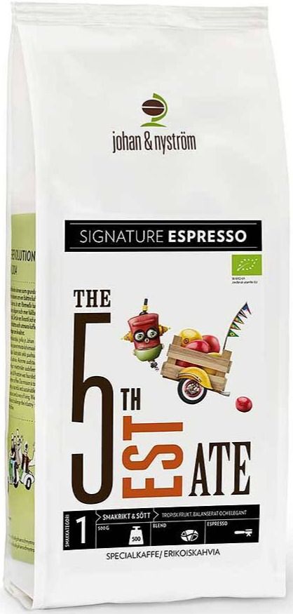 Johan Johan & Nyström The 5th Estate Espresso 500 g kahvipapuja