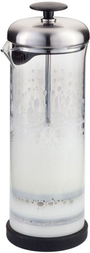 Judge Latte mjölkskummare i glas