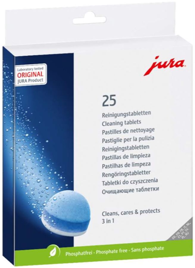 Jura 3-Phase Cleaning Tablets 25 pcs
