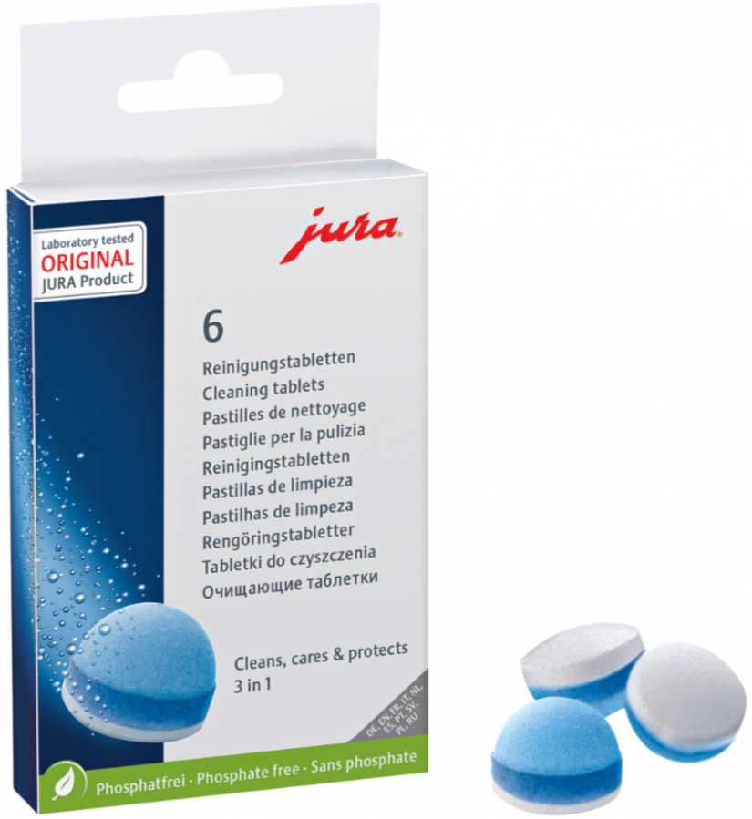 Jura 3-Phase Cleaning Tablets 6 pcs