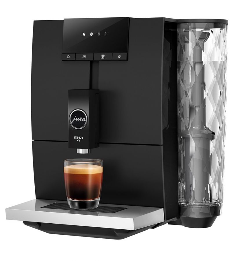 Jura ENA 4 (EB) Automatic Coffee Machine, Full Metropolitan Black
