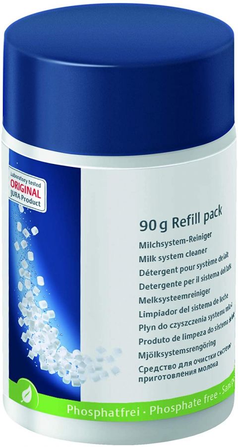 Jura Milk System Cleaner Mini Tabs -täyttöpakkaus 90  g