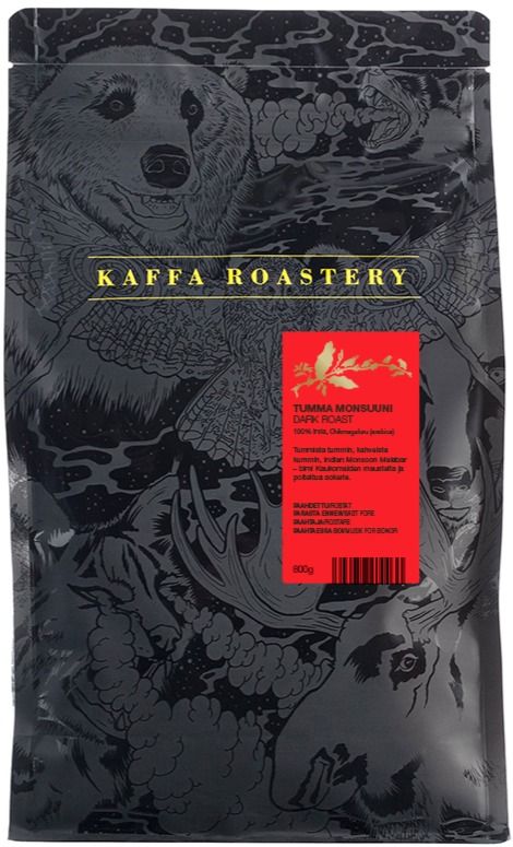Kaffa Kaffa Roastery Tumma Monsuuni 800 g kahvipavut