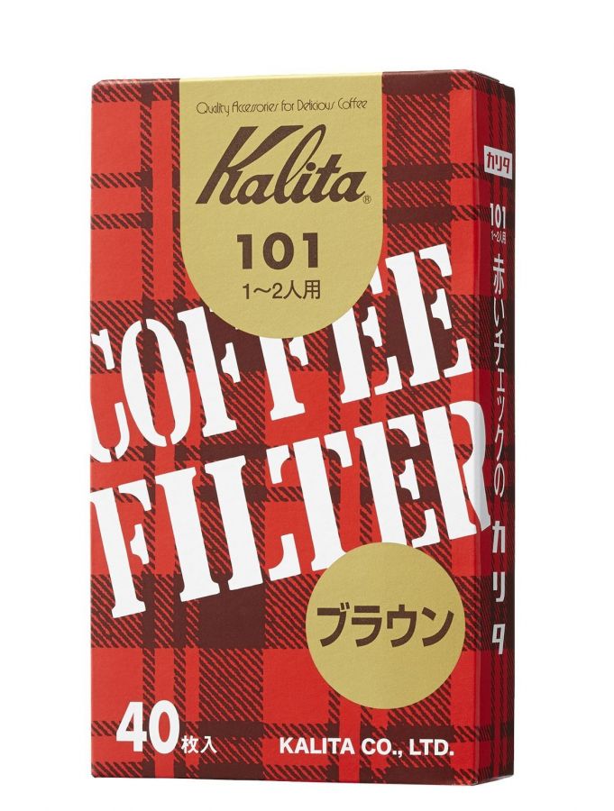 Kalita 101 Brown Coffee Paper Filters 40 pcs
