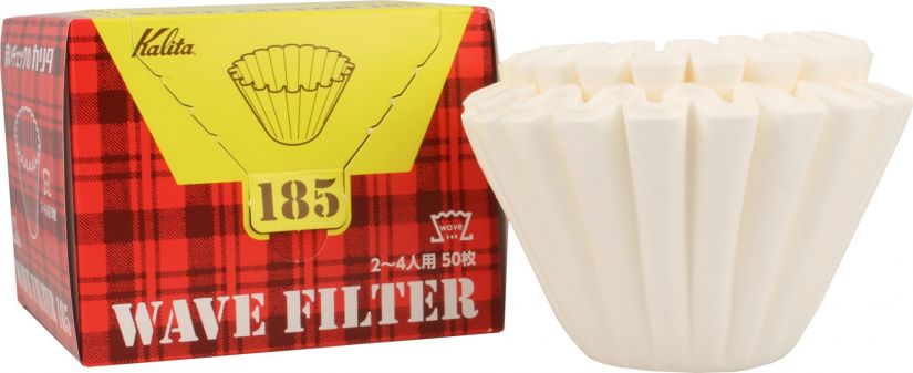 Kalita Wave #185 vita filterpapper 50 st