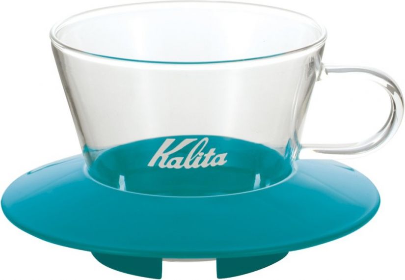 Kalita Kalita Wave #155 Glass Dripper lasinen suodatinsuppilo, piparminttu