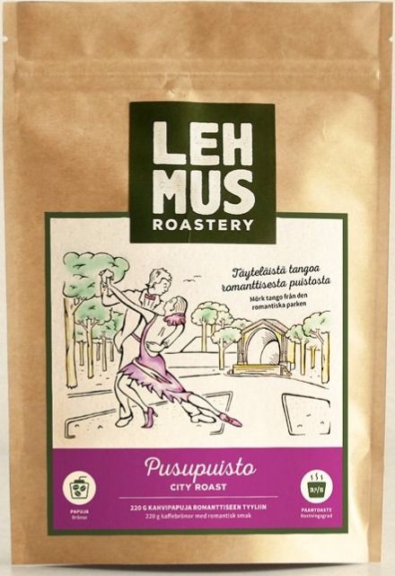 Lehmus Roastery Pusupuisto kahvipavut 220 g