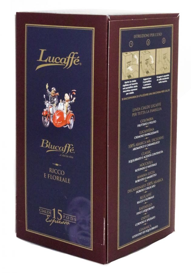 Lucaffé Lucaffé Blucaffé espresso pods 15 st