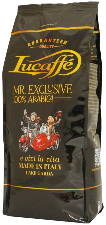Lucaffé Mr Exclusive 100 % Arabica 1 kg Coffee Beans