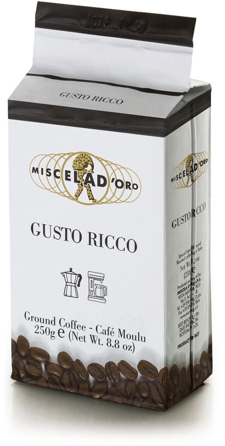 Miscela Miscela d'Oro Gusto Ricco 250 g jauhettu kahvi