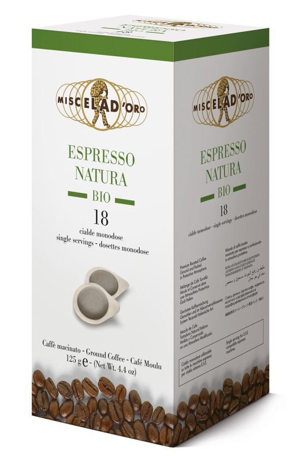 Miscela d'Oro Natura -Espresso Pods 18 pcs