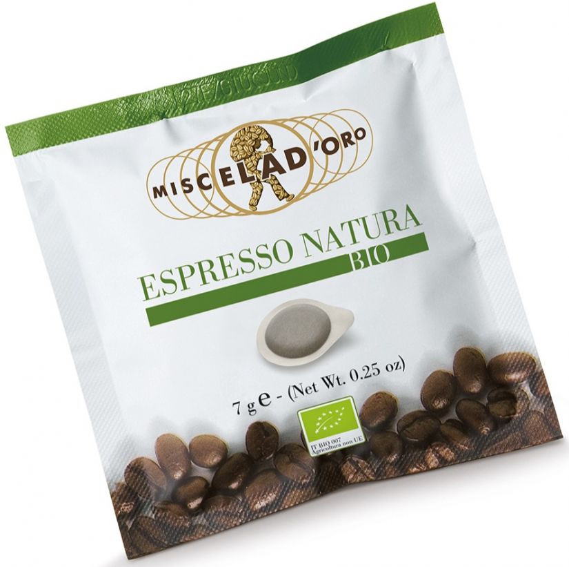 Miscela d'Oro Espresso Natura ESE Espresso Pods 150 pcs