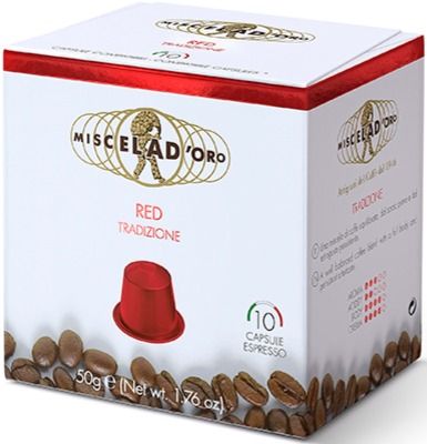 Miscela Miscela d'Oro Red Nespresso-kompatibel kaffekapsel 10 st