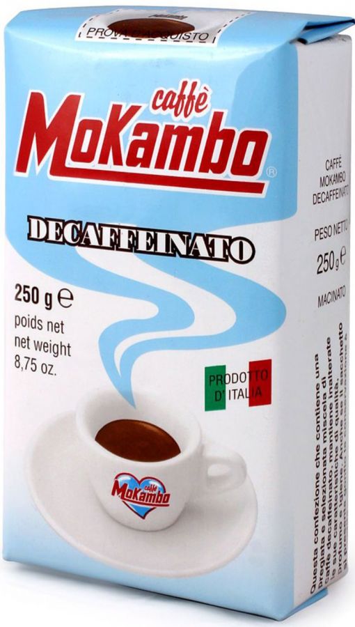 Mokambo Decaffeinato kofeiiniton 250 g jauhettu kahvi