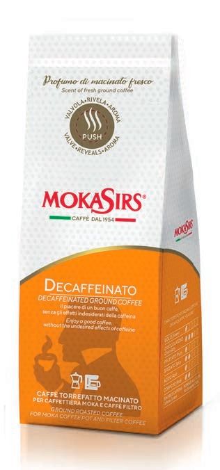 MokaSirs Decaffeinato kofeiiniton 180 g jauhettu kahvi