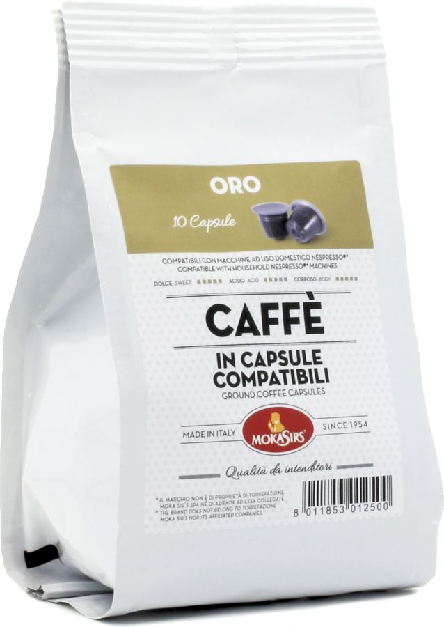 Mokasirs Mokasirs Oro Nespresso-yhteensopivat kapselit 10 kpl