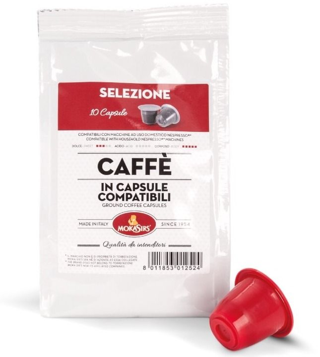 MokaSirs MokaSirs Selezione Nespresso-yhteensopivat kapselit 10 kpl