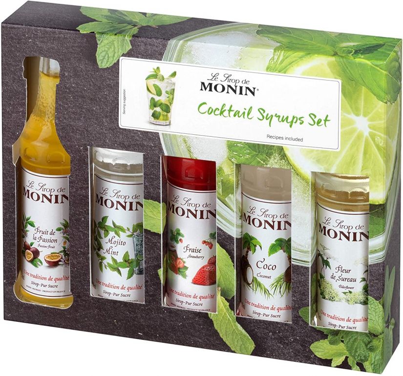 Monin Monin Cocktail Set 5 x 50 ml makusiirappia
