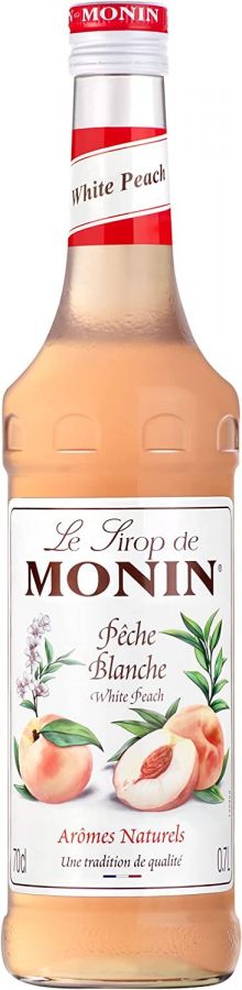 Monin White Peach smaksirap 700 ml