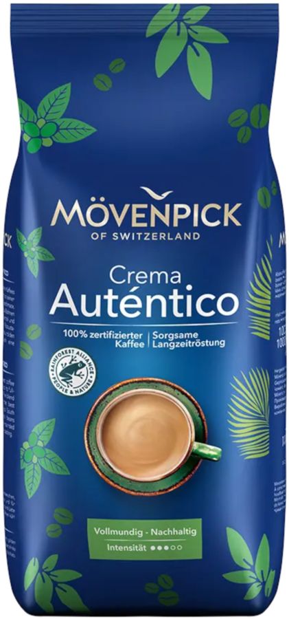 Mövenpick Auténtico kahvipavut 1 kg