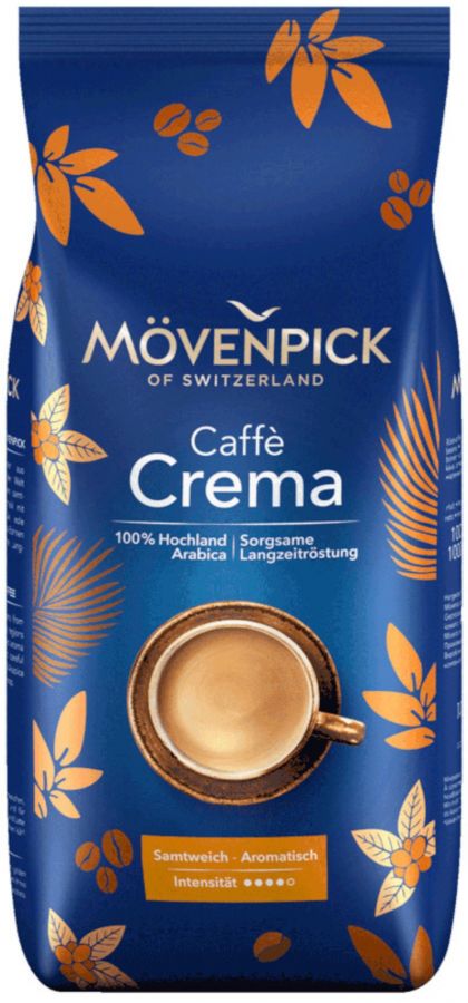 Mövenpick Caffè Crema Coffee Beans 1 kg