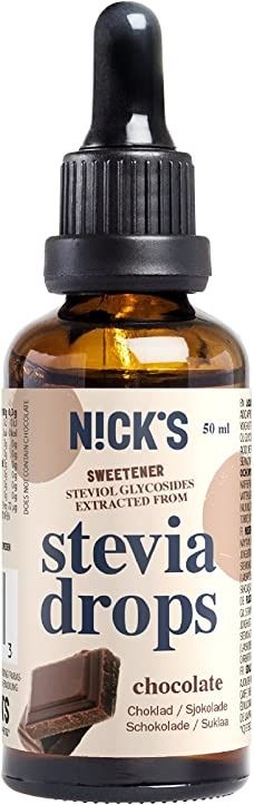 Nutri-Nick Stevia Drops makeutusaine, suklaa 50 ml
