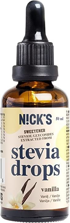 Nutri-Nick Nutri-Nick Stevia Drops Sweetener, Vanilla 50 ml