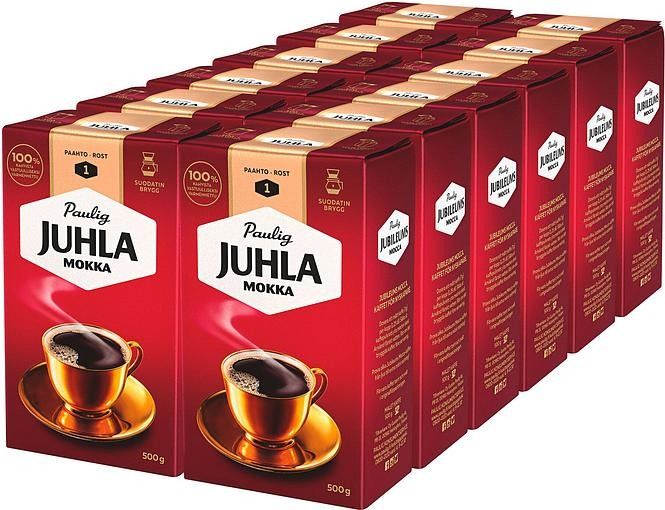 Paulig Juhla Mokka 12 x 500 g Ground Coffee