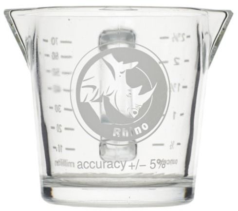 Rhinowares Double Shot Glass With Handle 70 ml