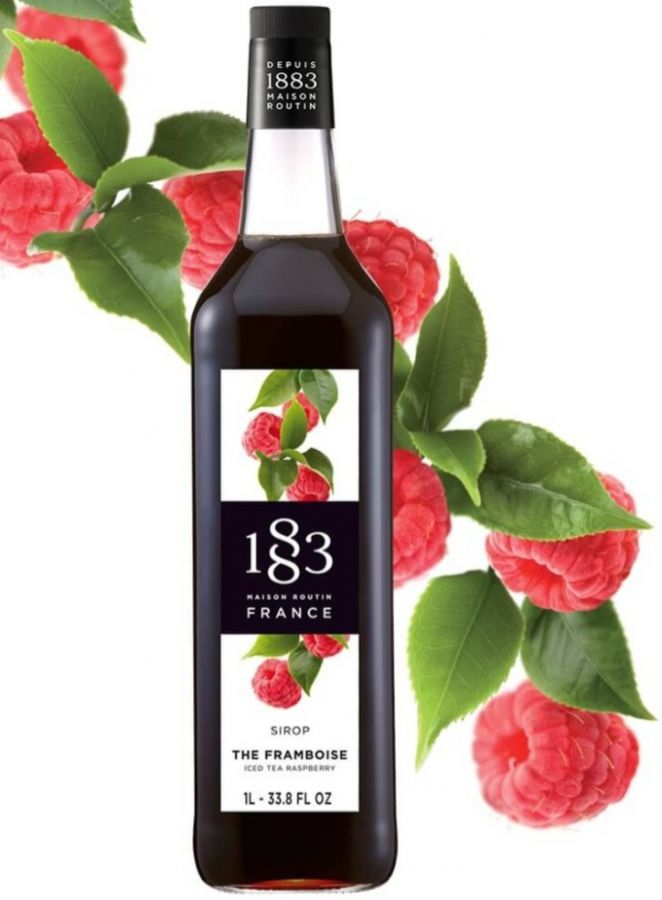 Maison Routin 1883 Iced Tea Raspberry syrup 1000 ml