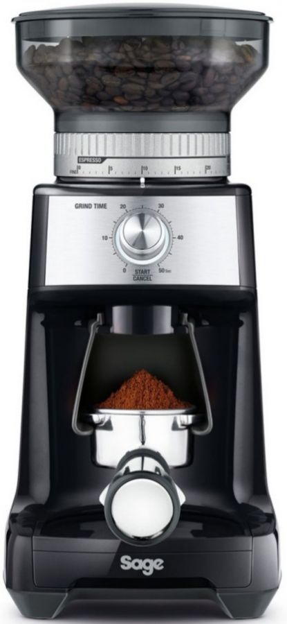 Sage the Dose Control Pro Coffee Grinder, Black Truffle