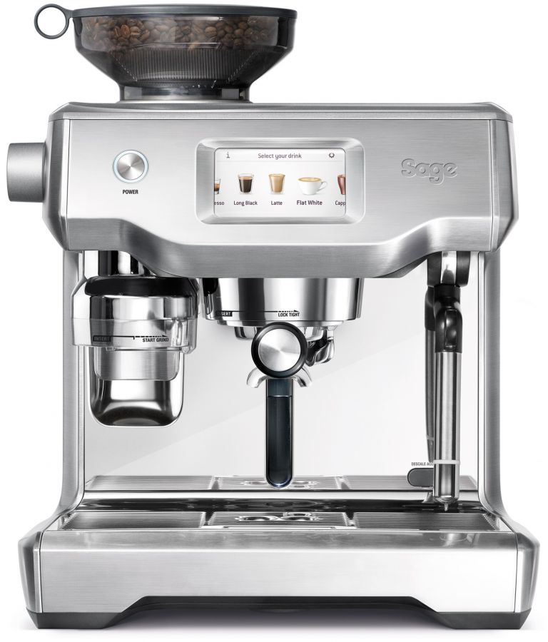 Sage The Oracle Touch espressokeitin, harjattu teräs