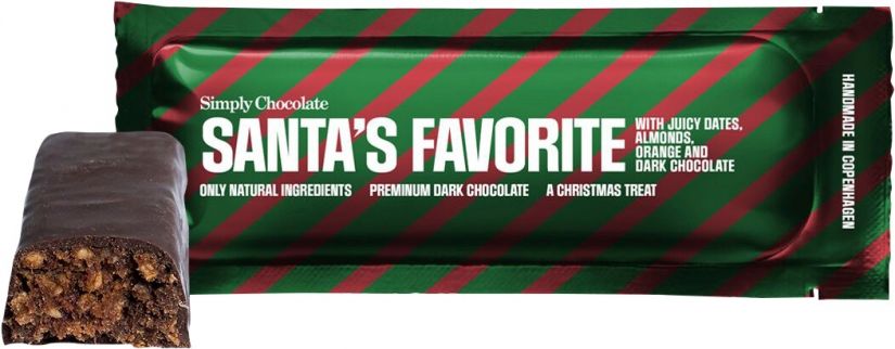 Simply Simply Chocolate Santa's Favorite suklaapatukka 40 g